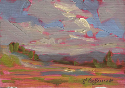 B. Rex Stewart | plein air oil painting montana